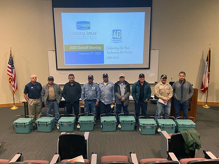 Coastal Spray 30 Plus Years Employees